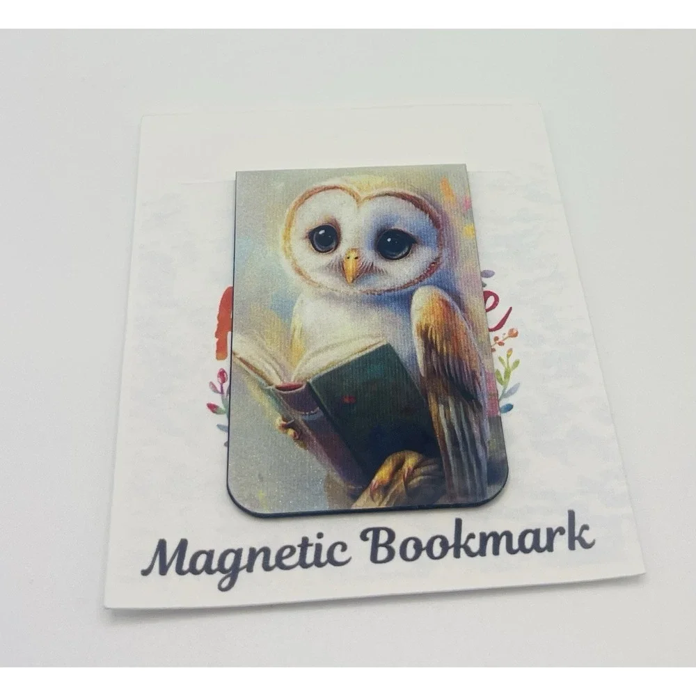 Magnetic Bookmark Cute Owl Book Lover Gift Page Marker New